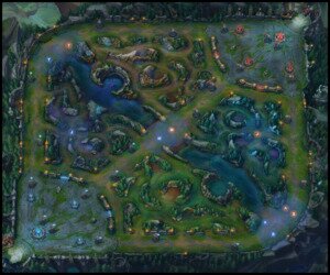 League Of Legends - Summoners Rift Map