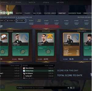 DOTA 2 Fantasy Betting