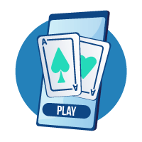 Mobile Casino Gaming Icon