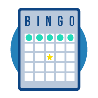 Straight Line Bingo Card Pattern Betting