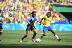 Women's soccer is a popular Olympic sport