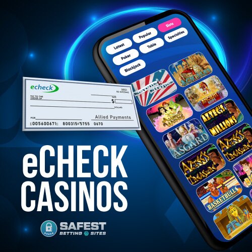 online casino with echeck