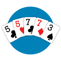 Two Pair Poker Hand