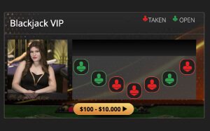 BetOnline Live Blackjack