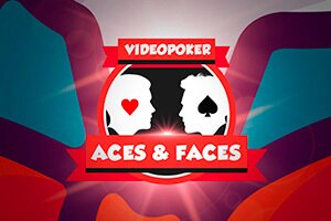 Video poker aces and faces