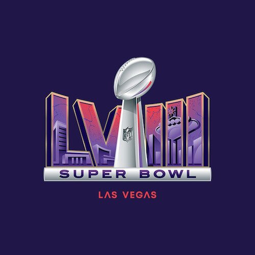 Super Bowl LVIII Las Vegas Logo